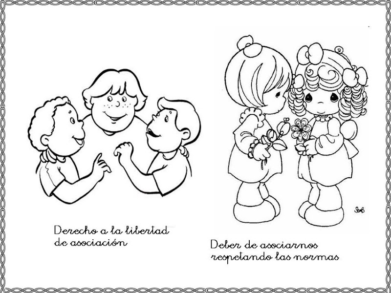 Dibujos para colorear derechos y deberes del niño Colorear dibujos infantiles Dibujos para colorear derechos y deberes del niño Colorear dibujos infantiles